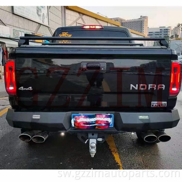 Car Parts Rear Lamp Red Black Led Tail Light For Tund R 20144